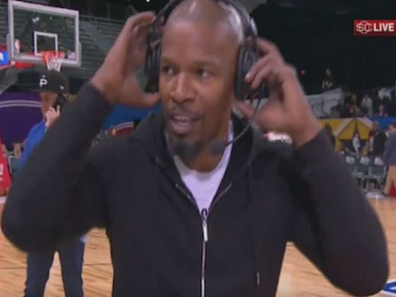 Jamie Foxx Walking Out On A SportsCenter Interview Last Night Because Michael Smith Asked Him About Dating Katie Holmes Was Hilarious