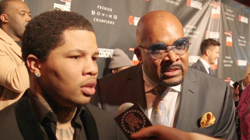 Caleb on the Showtime Boxing Red Carpet