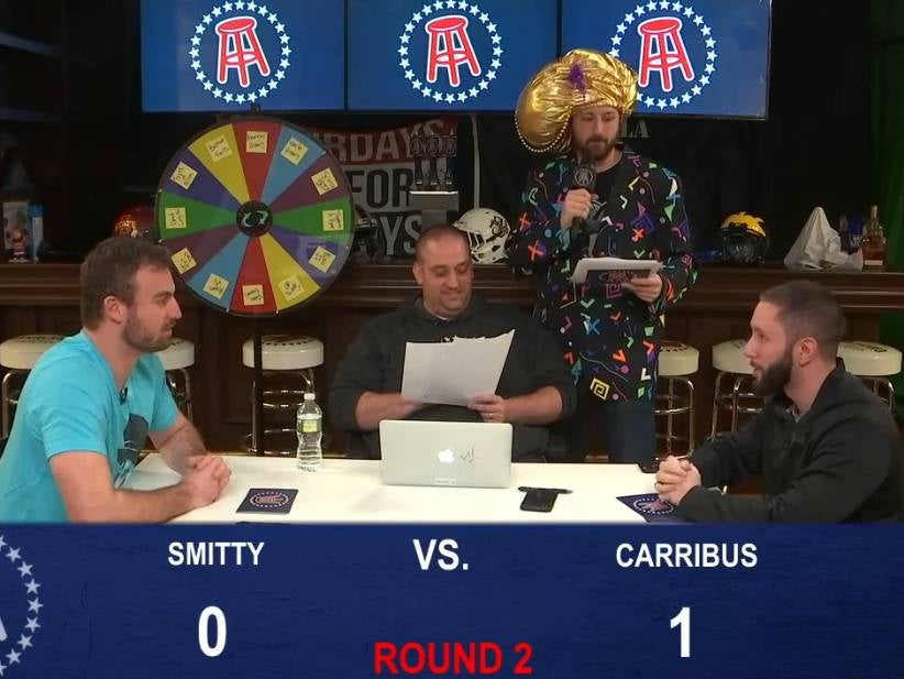 Barstool's Inaugural Trivia Gameshow "Beat The Blockhead" Debuted And It Was A Raging...Something
