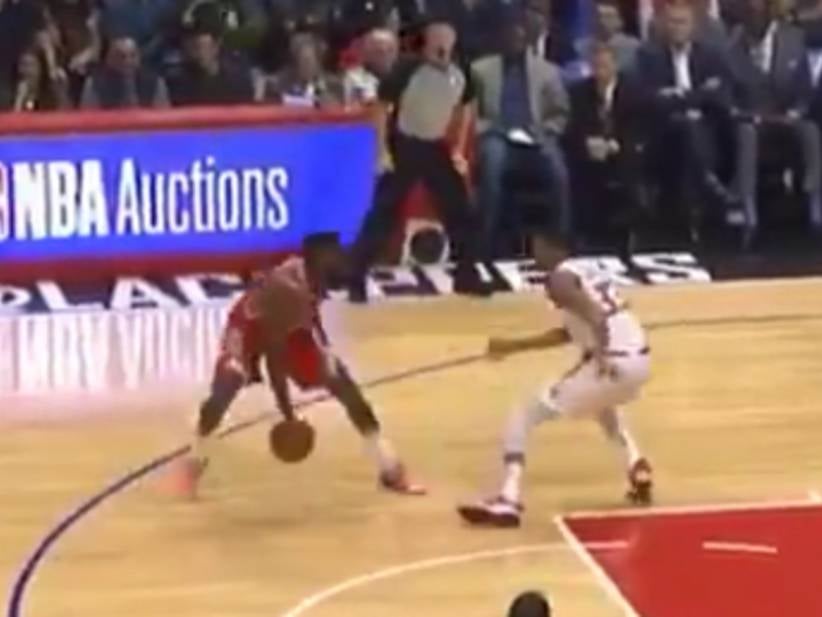 James Harden Just Put A Man On The Ground And Stared Through His Soul