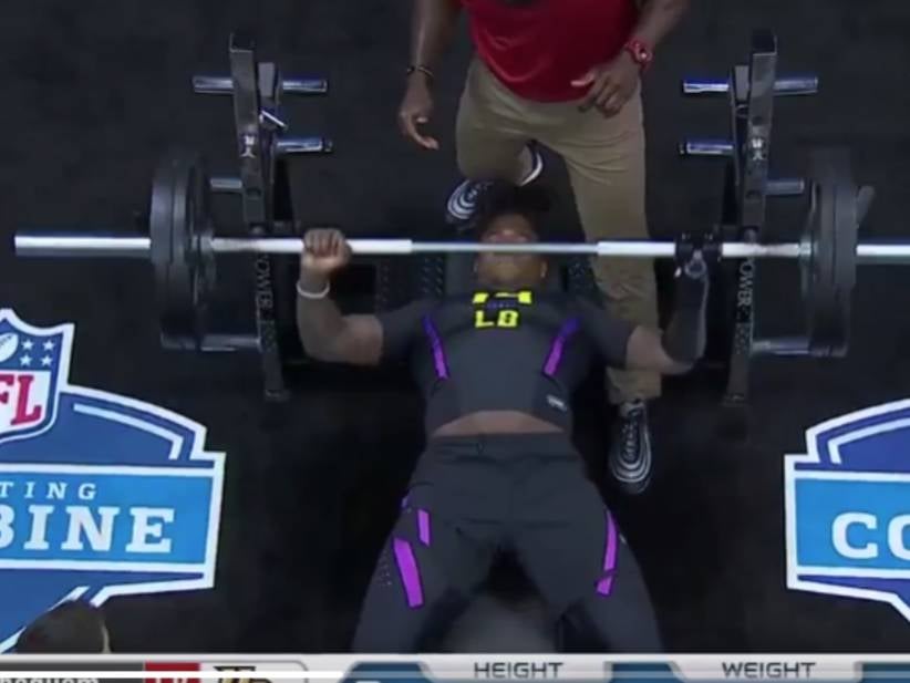 Shaquem Griffin Just Put Up 20 Reps On The Combine Bench Press.  Shaquem Griffin Has One Hand.