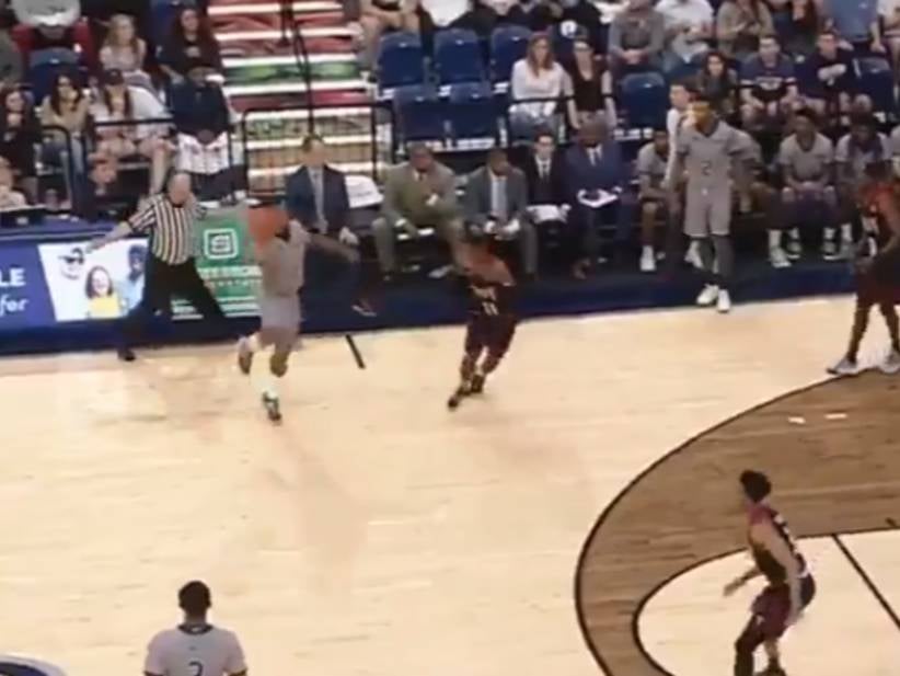 Georgia Southern's Tookie Brown Drills a Dagger One-Handed Three