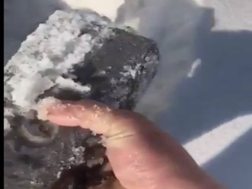 Remember The Russian Plane That Dropped A Bunch Of Gold As It Was Flying Yesterday? Well Today Siberians Are Posting Videos Of Themselves Searching For And Finding Treasure In The Snow