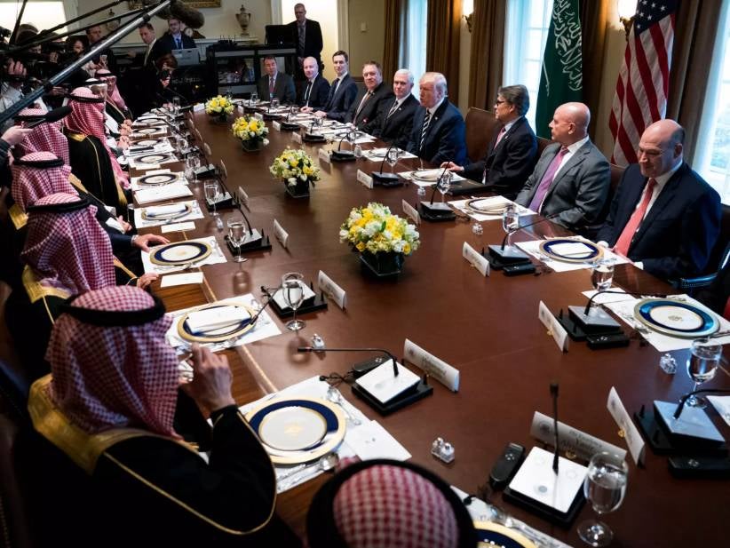Trump And Bros Meet With Saudi Crown Prince; No Chicks Allowed!