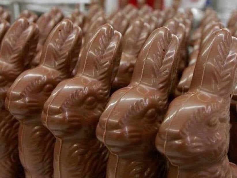 A Horrible Monster Destroyed A Chocolate Bunny When Police Confronted Her About Stealing It