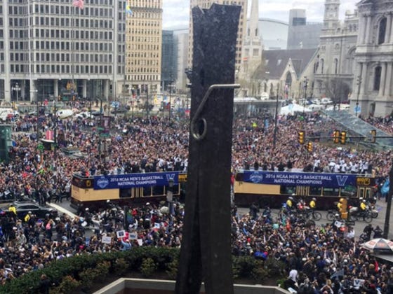 Philly Is (Again) Throwing Villanova A Victory Parade For A Solid 5 Blocks Of Wildcat Mayhem!