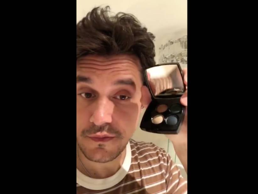John Mayer Did A Smokey Eye Tutorial On Instagram And It's Fantastic