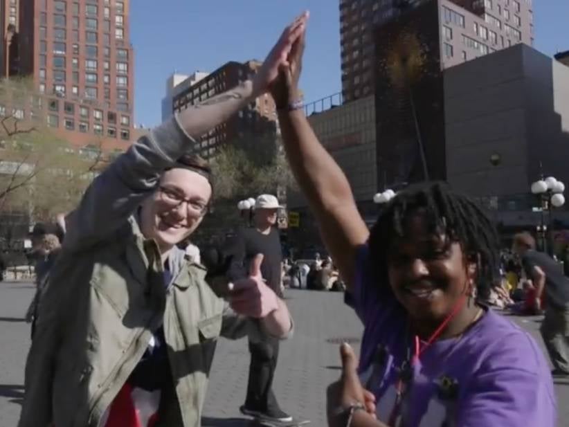 Robbie Fox Talks To New Yorkers About The Release Of 'Avengers: Infinity War'