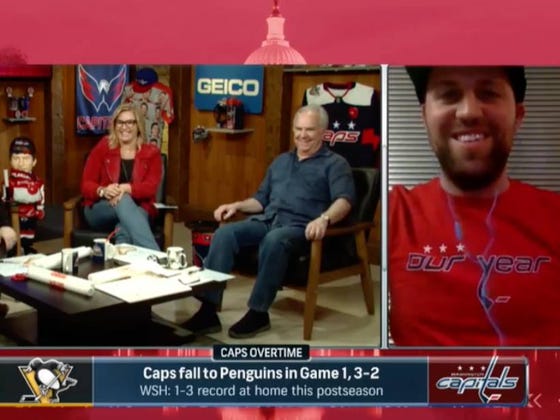 I Went On Caps Overtime (TV, nbd) To Talk About How I'm Not Worried At All After Game 1