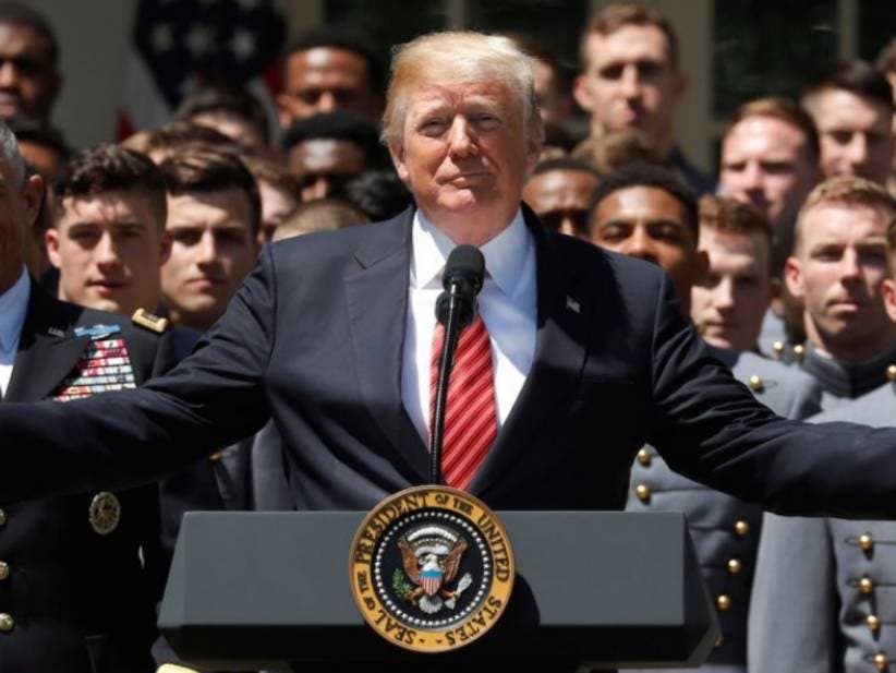 Donald Trump Tells Army Football Team They May Be A Part Of A 6th Military Branch "Space Force"