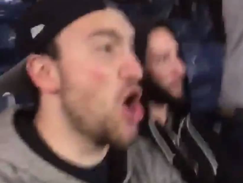 It Looks Like Jared Is Having Fun At the Sox Yankees Game Tonight.....Not