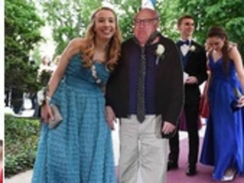 Girl Takes a Cardboard Cutout of Danny DeVito to Prom