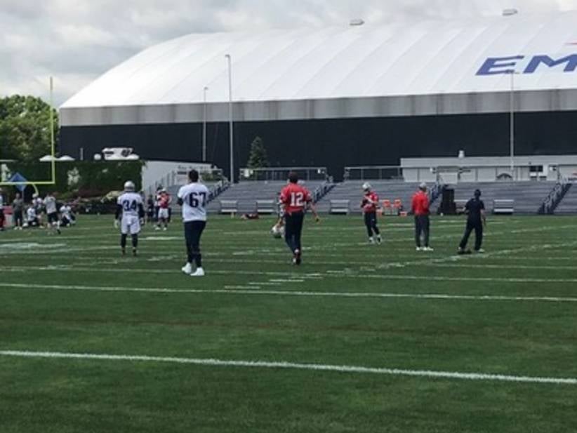 Patriots Practice Report, Featuring Brady and Gronk