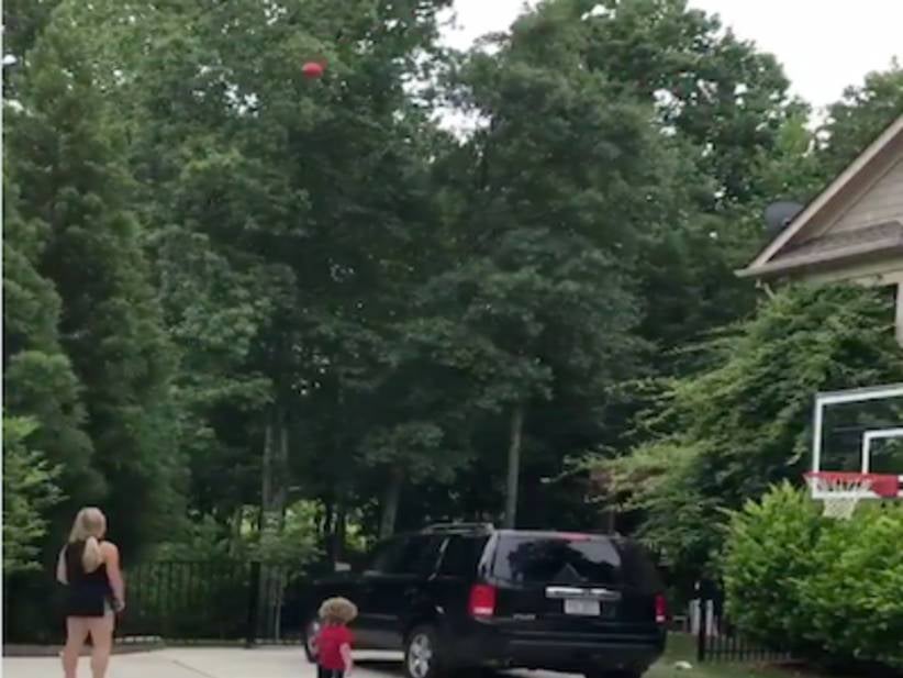 Panthers Kicker Graham Gano Blasting A Ball To The Moon While Playing Kickball With His Family Is A Win For Dads Everywhere