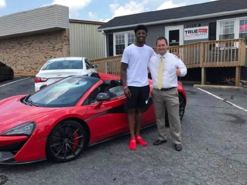 Why Is There A Problem With Clemson's Top WR Taking A Photo With A $200k Car? (HINT: The NCAA)