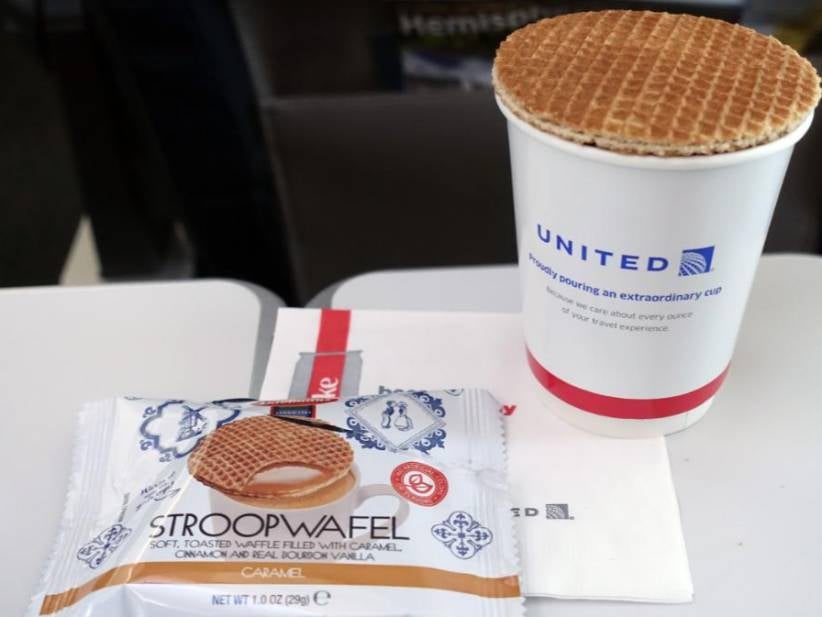 The Abhorrent United Airlines Deprives Economy Fliers Of Delicious Stroopwafels And We Will #Resist
