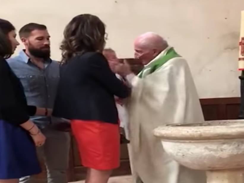 Some Priest Lost His Damn Mind And Started Slapping A Baby That Wouldn't Stop Crying During A Baptism