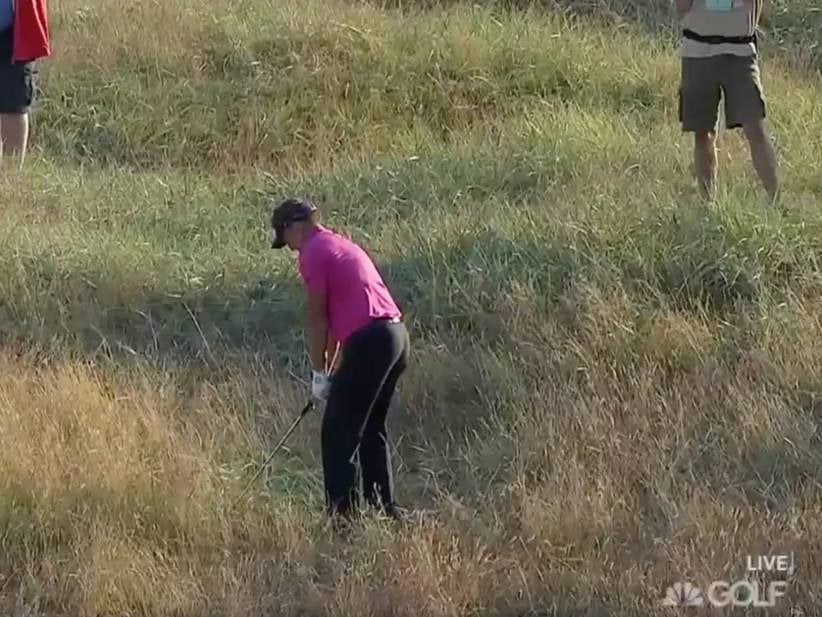 You Simply Will Not Believe How Lucky Ian Poulter Got On This Shot