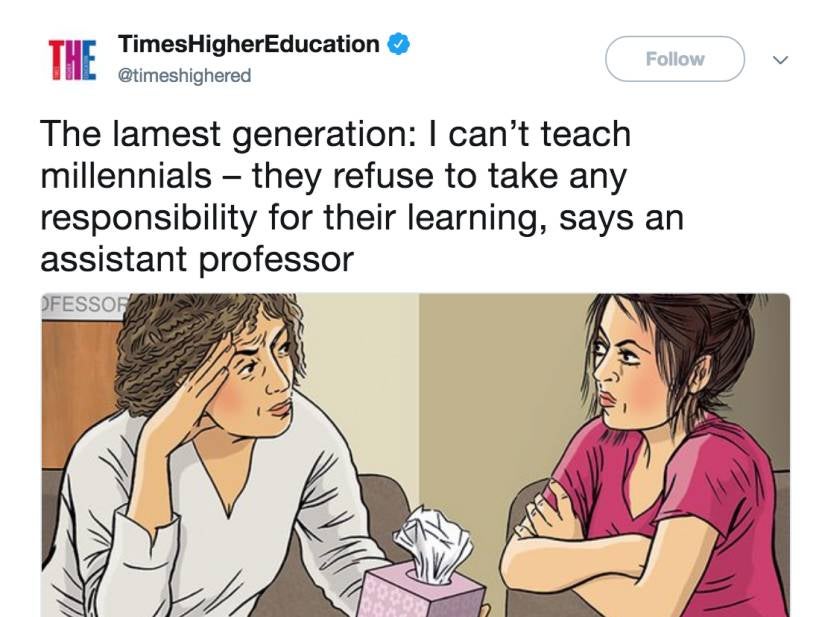 Professor Writes Whiny Article About How She Can't Teach Millennials - Woman Puts Her In A Bodybag With Records From The Year 1800