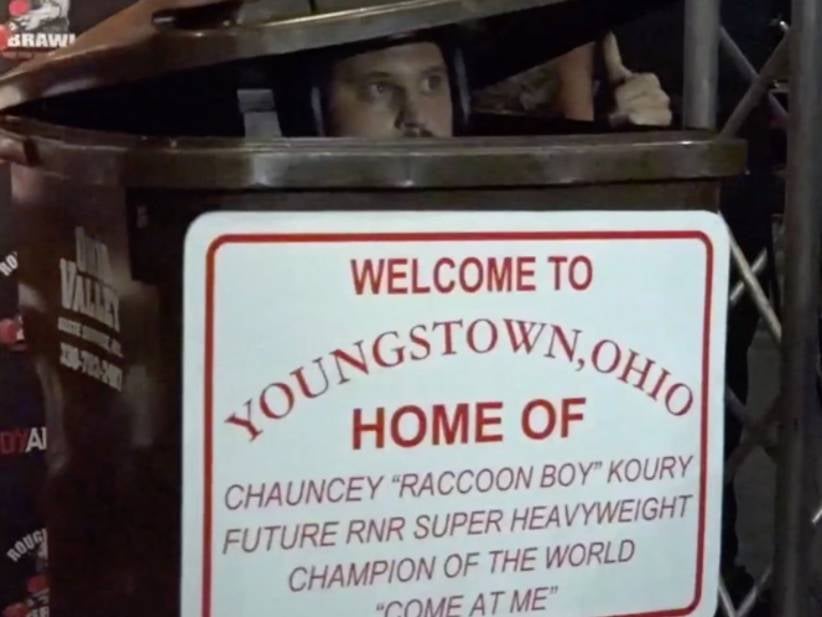 Raccoon Boy And His Trash Can Became The Newest Iconic Barstool Moment