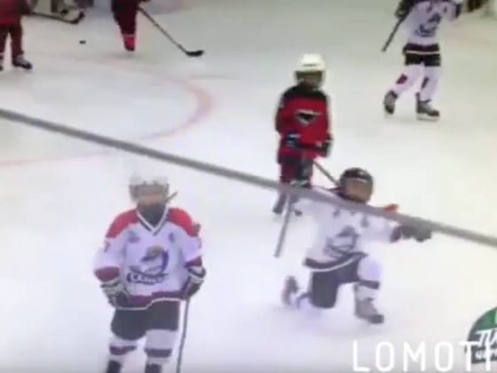 Introducing The Cockiest Hockey Goal Ever Scored By This Little Dude In Russia