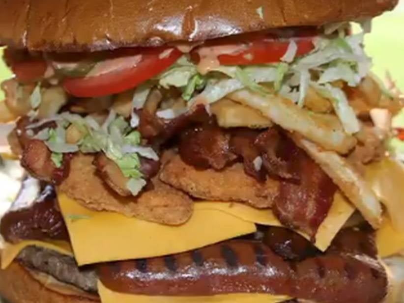 Suns Out, 10-Inch Buns Out For Arizona Cardinal's New Gridiron Burger