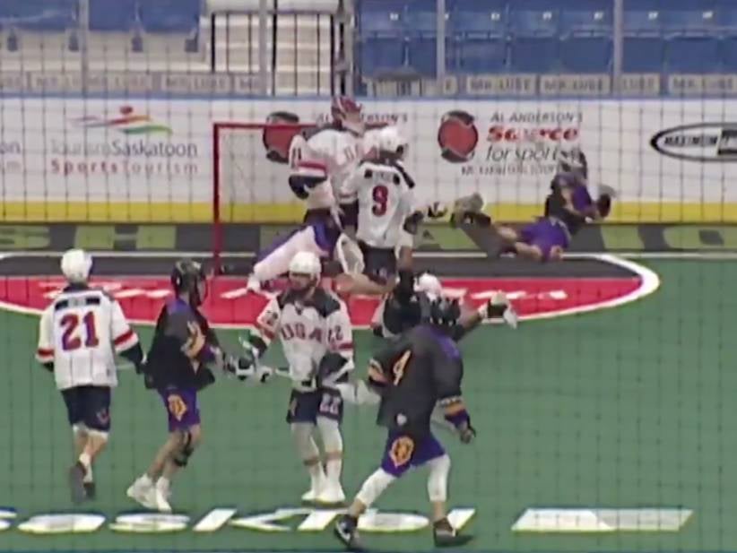 We Had A Rebound Behind-The-Back Crease Dive Goal Scored At The World Junior Lacrosse Championships. In Other Words, Pure Filth