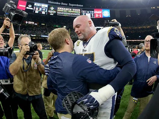 Future Hall of Famer Andrew Whitworth Has the Right Mindset on Football and Life Overall
