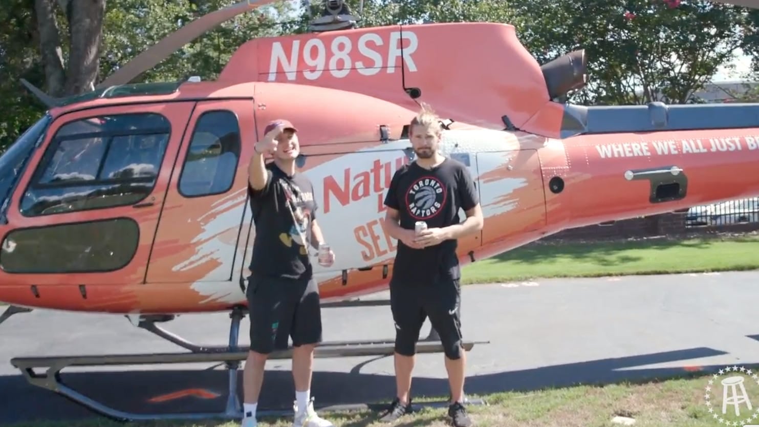 The Natty Tour Is Back: We Drank Natty Seltzers On A Helicopter At Clemson's Home Opener